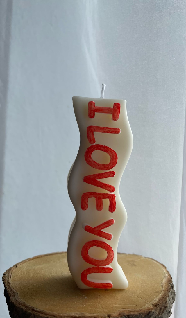 Selfmade Duftkerze "I Love You"