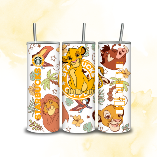 Tumbler Starbuck Roi Lion