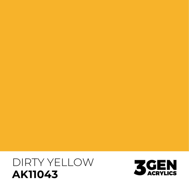 3rd Gen. Acrylics 43 Dirty Yellow