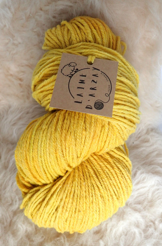 Echeveau coloré laine mérinos 100g