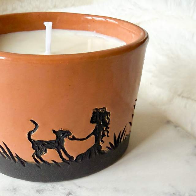 Bougie à message secret « vive les moments cocooning »