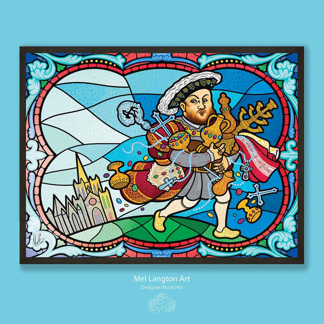 Henry VIII 'Brilliance Lost' Art Print