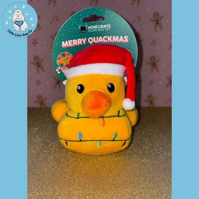 Fuzzyard Merry Quackmas Duck Plush Dog Toys