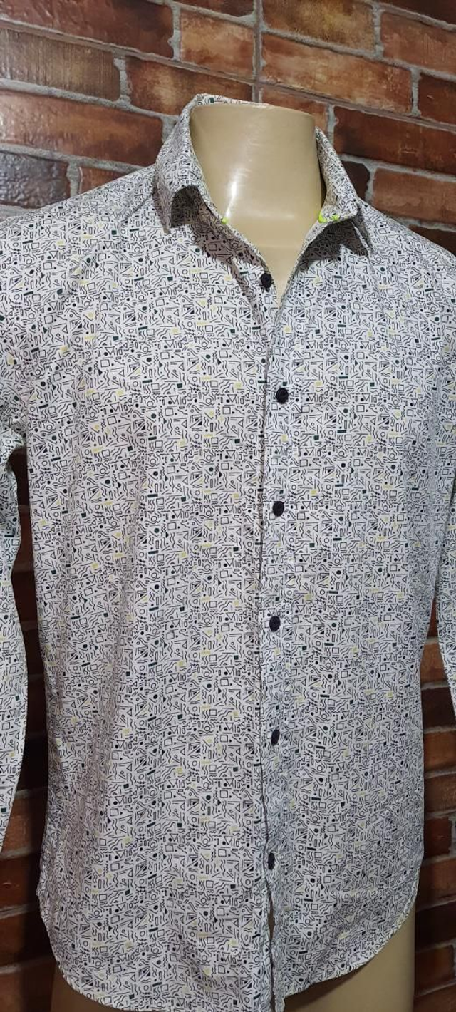 Camisa Social Estampada T/M