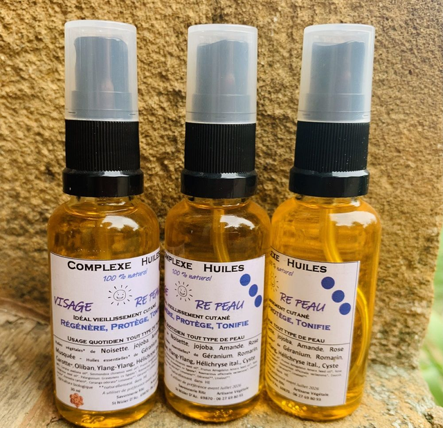 Complexe huiles Visage Repeau : protège, tonifie  tout type de peau /  spray 30 ml