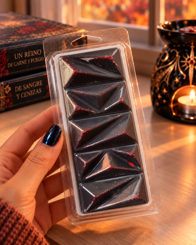 Fuego Ancestral | Wax melt artesanal con aroma a bosque dulce