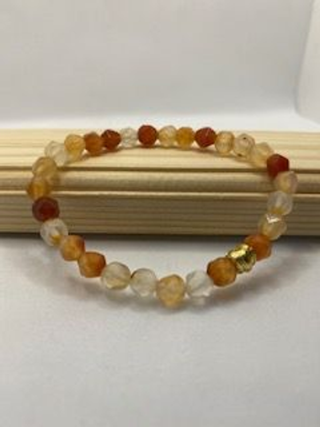 Bracelet Joie et Vitalité - Cornaline 