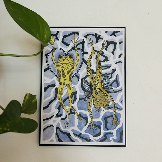 THE FROGS A4 Print