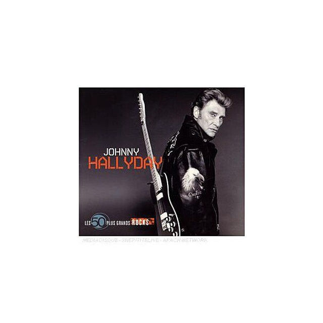 CD musical Johnny Hallyday les 50 plus grands rocks. Neuf
