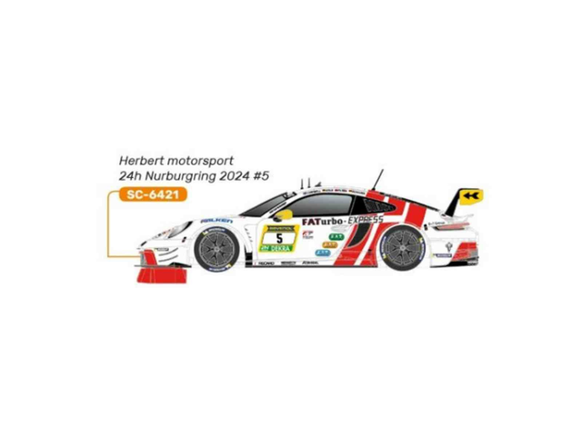 P911 GT3R (992) Herbert Motorsport #5 Scaleauto SC-6421 1/32