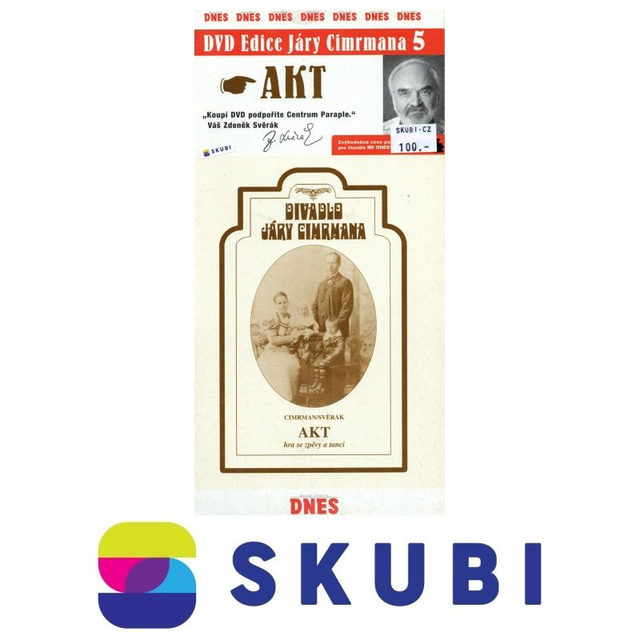 DVD Akt - hra se zpěvy a tanci - Divadlo Járy Cimrmana