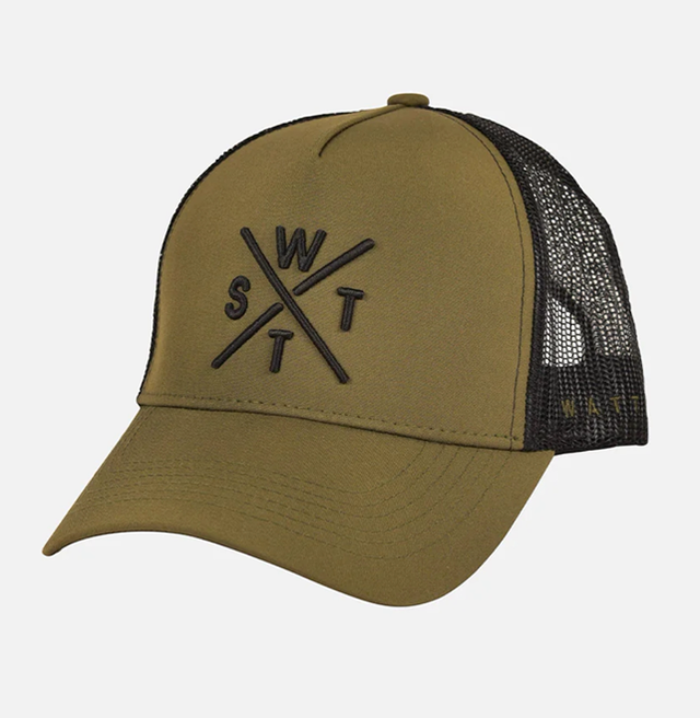 CASQUETTE WATTS TRIBE - KAKI ET NOIR