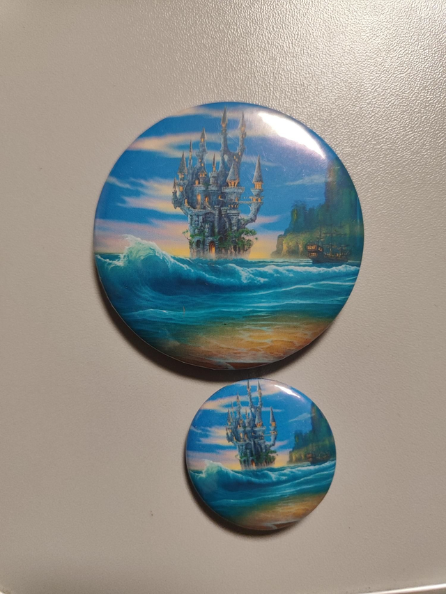 Phantasiestrand Button 