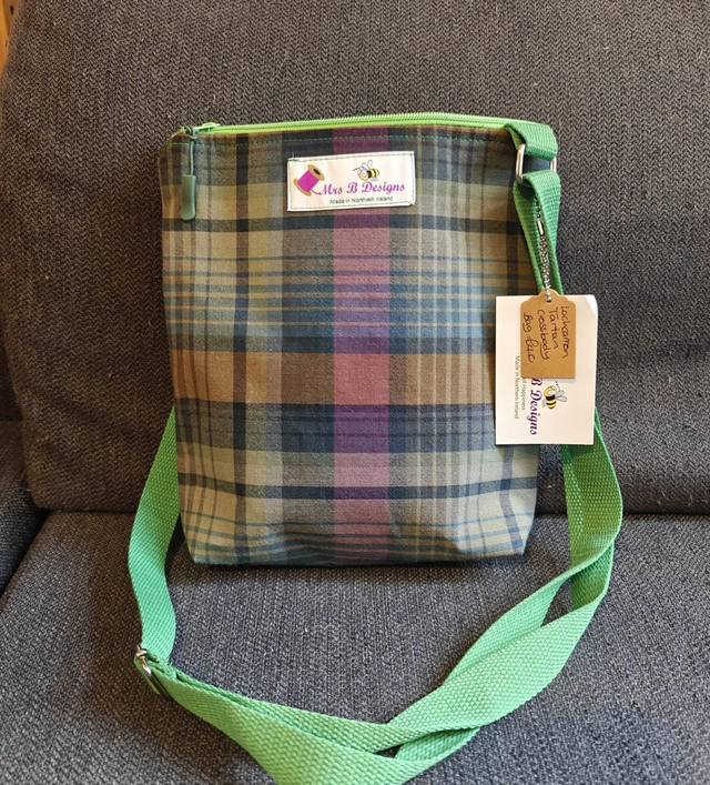 Lochcarron tartan cross body bag 