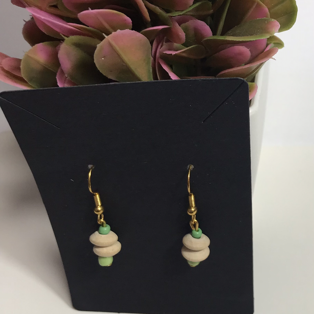 Brown Wood Earrings - BWE9906