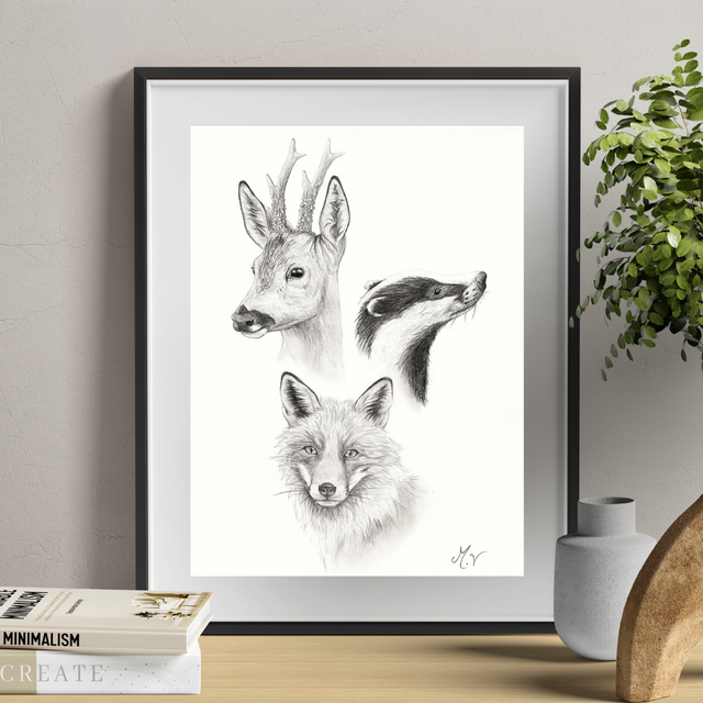 «  Trio forestier » - A3 - Précommande 