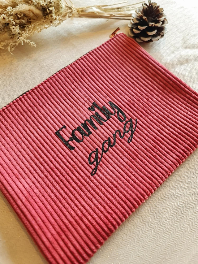 Grande pochette velours family