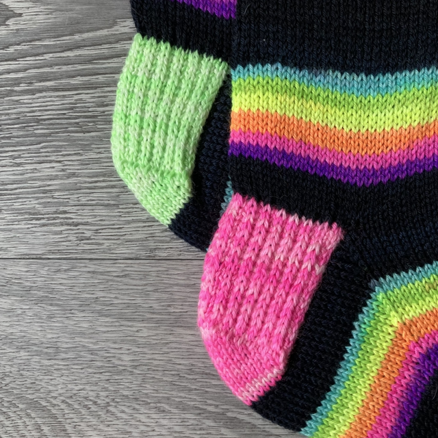 '90s Rave' Socks - Luxury Merino Wool - UK 4-6