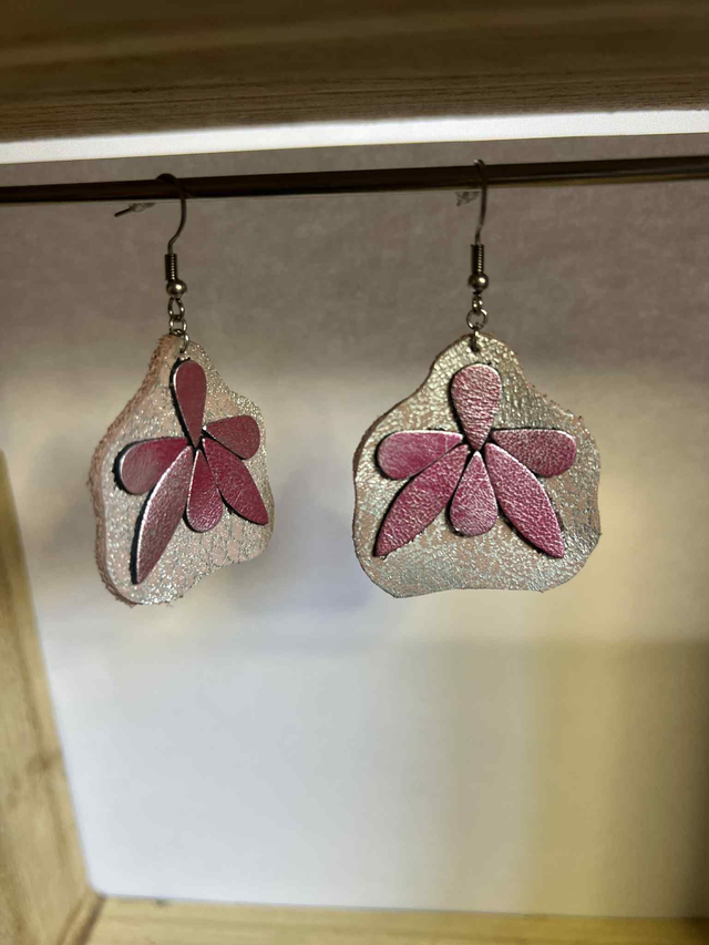 Boucles d'oreilles Fleur Japonnaise