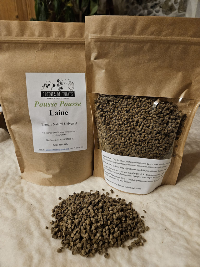 Engrais "Pousse pousse laine"