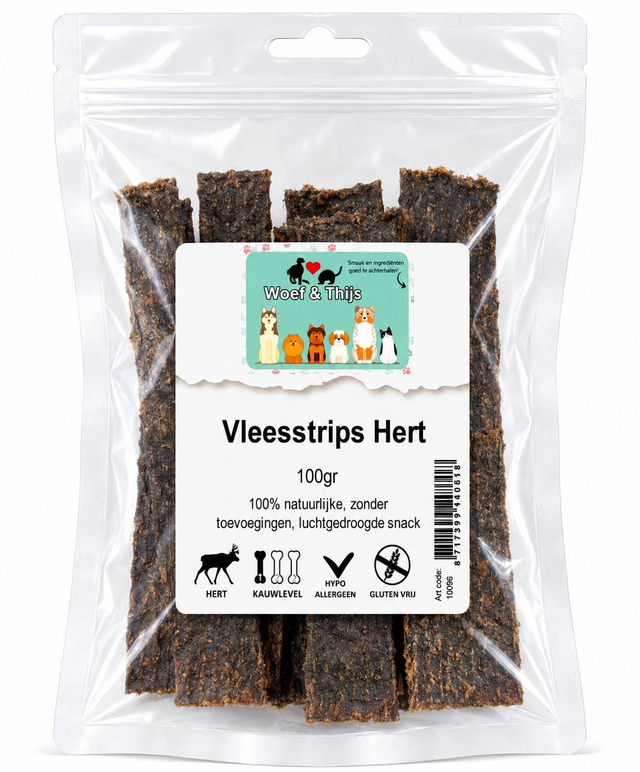 Vleesstrips hert