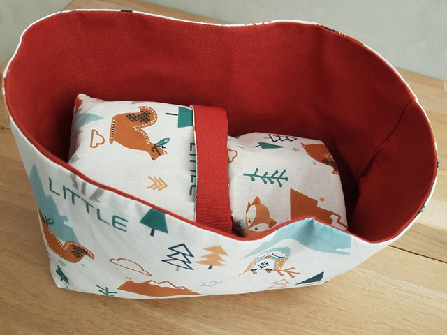 Trio paniers montagne, tipi, écureuil