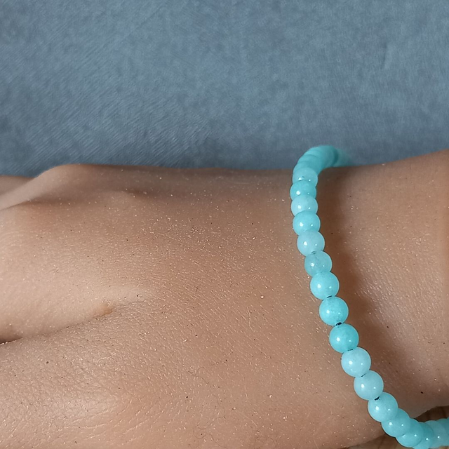Bracelet ajustable en Amazonite