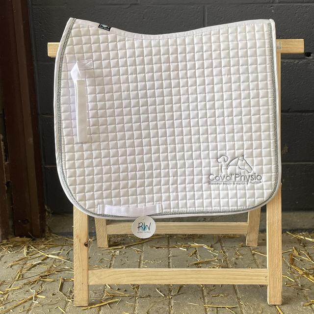 Tapis dressage blanc Riding World