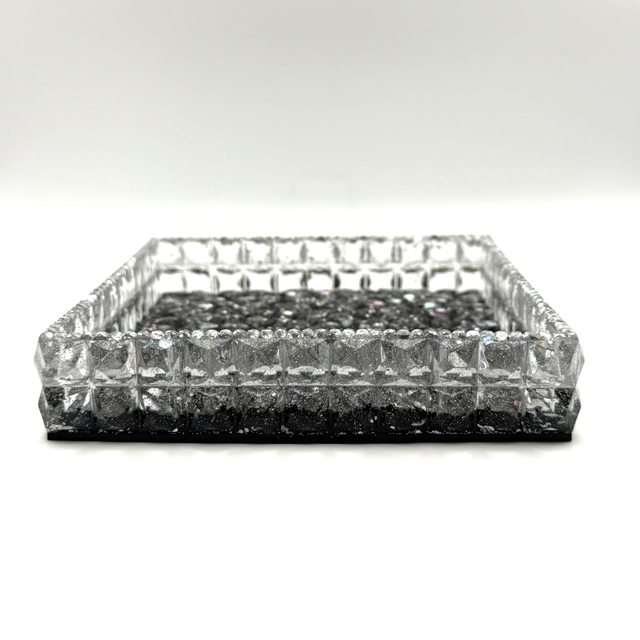 Plateau Diamant carré Esprit de fête