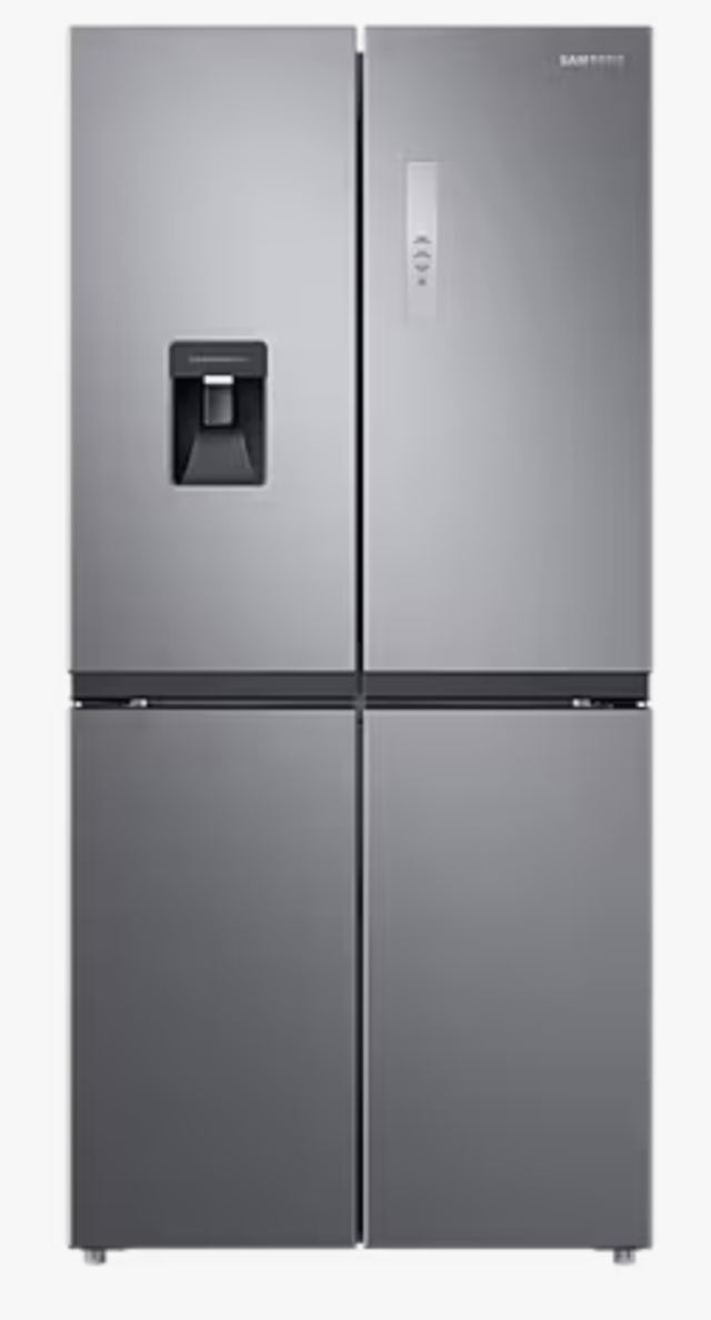 Samsung Series 8 SpaceMax™ RF48A401EM9 French-Style Fridge Freezer - Gentle Silver