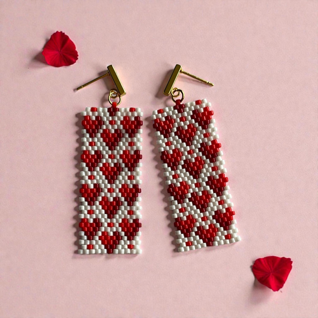 Rectangles petits coeurs