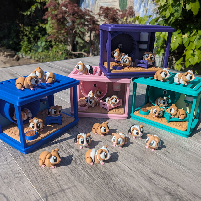 Cavia verblijf met cavia&#039;s