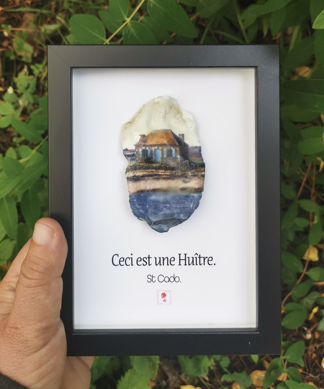 13x18 : Ceci est une huitre : Saint-Cado. a