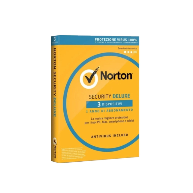 Norton Security Deluxe | 3 Dispositivi | 1 Anno