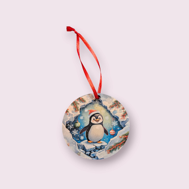 Boule de Noël pingouin 
