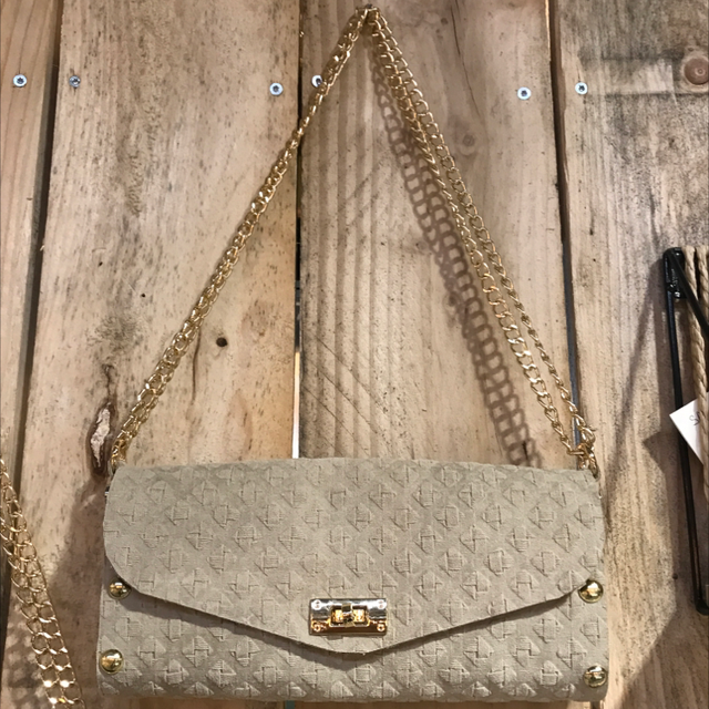 " BOGOTA " Beige effet Tressé