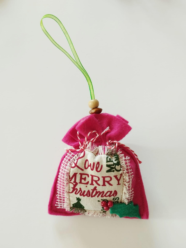 Décoration de Noël Feutrine - Mini hotte