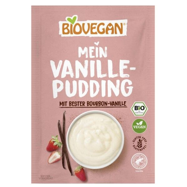 Biovegan Vanille-Pudding 36g Packung 