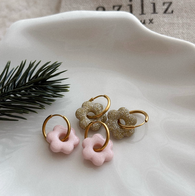 Créoles pampilles Mini Nina Édition Noël