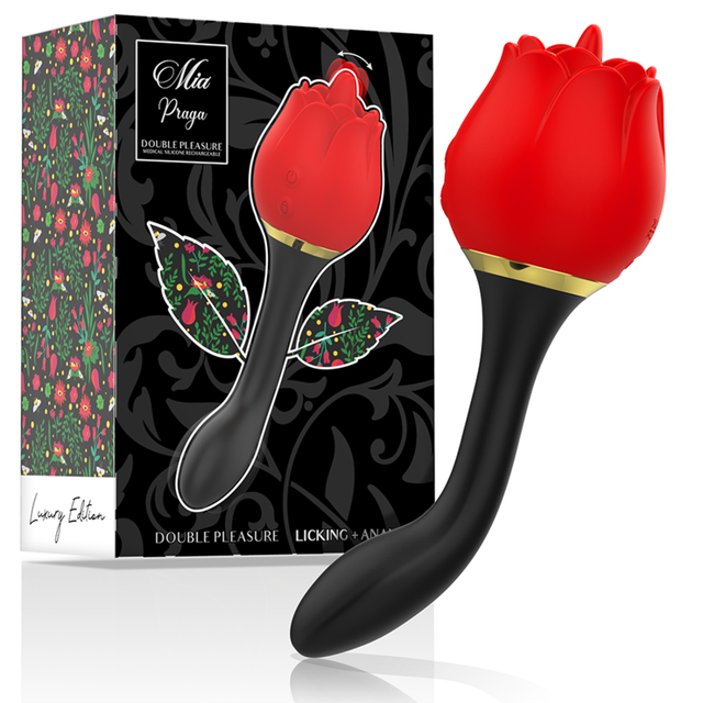MIA - PRAGA - Stimulateur léchage clitoris + stimulation anale