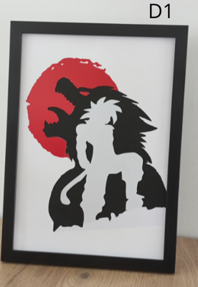 Cadres inspirés de Dragon Ball