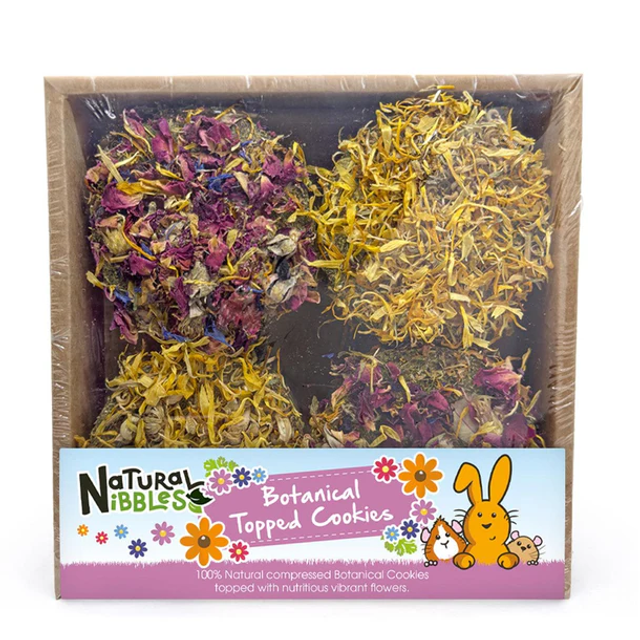 NATURAL NIBBLES BOTANICAL TOPPED COOKIES
