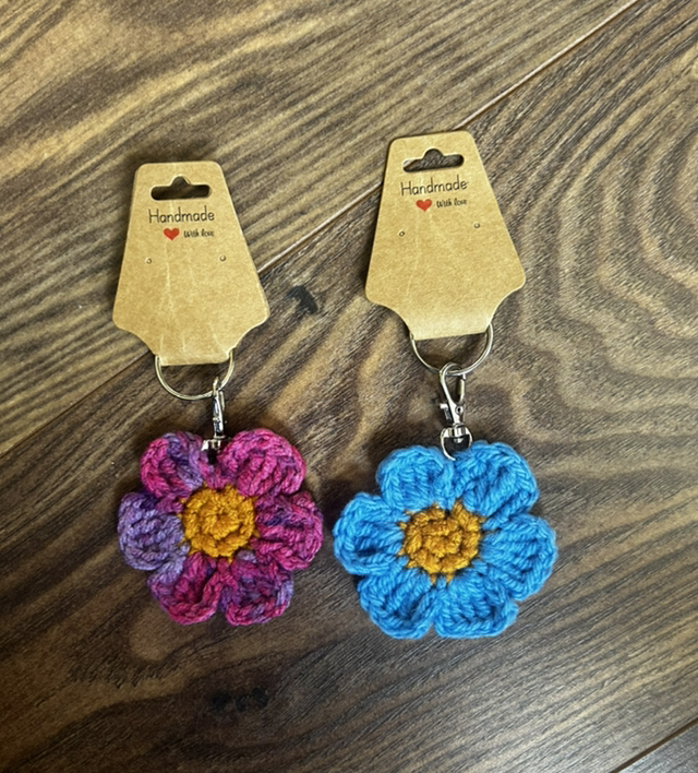 Flower keyrings