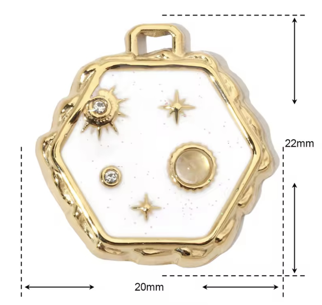 Charm sistema solare bianco 