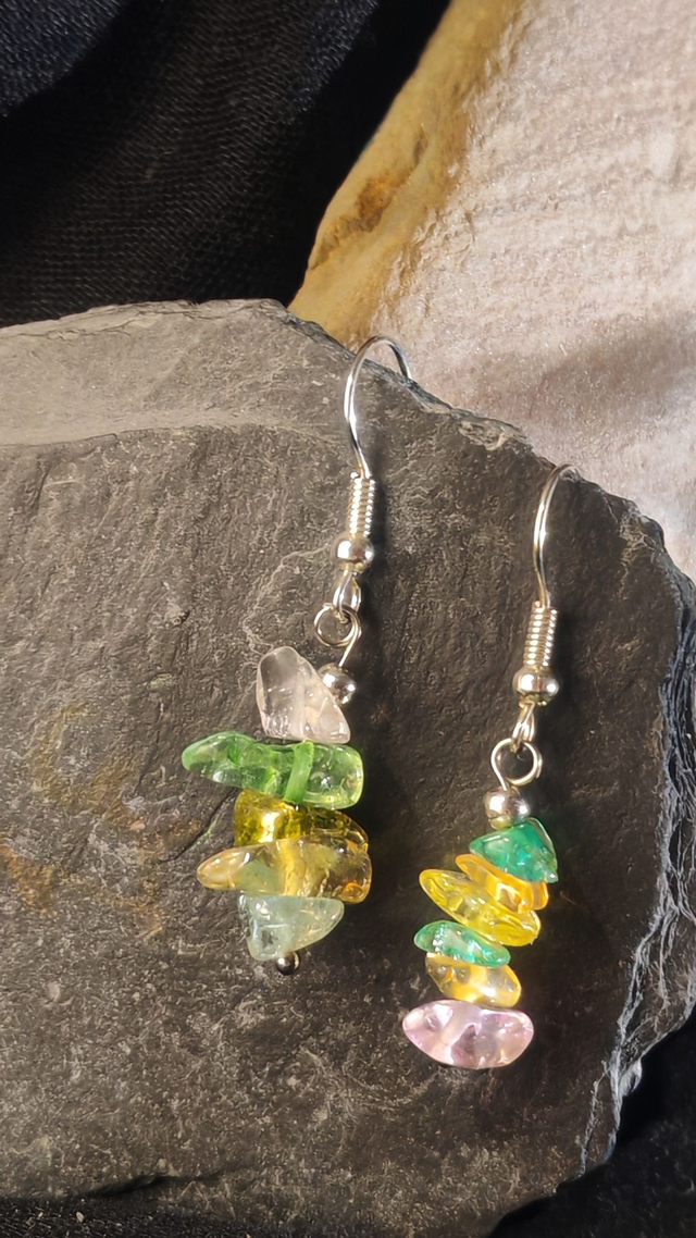 Boucles d'oreilles Chips Mixte