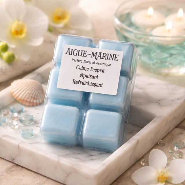 "Aigue-marine" - Fondant pour brûleur - Cire de soja