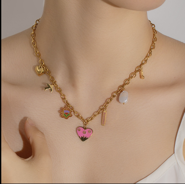 Collier breloques Ida 