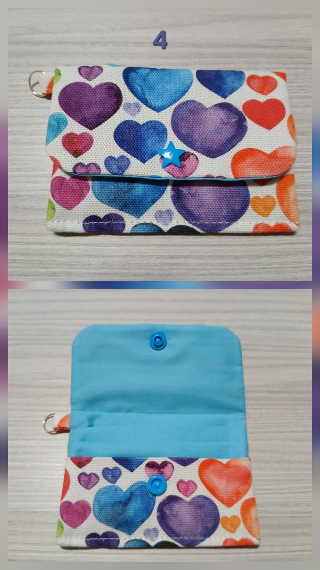 Porte-cartes anti-ondes cœur