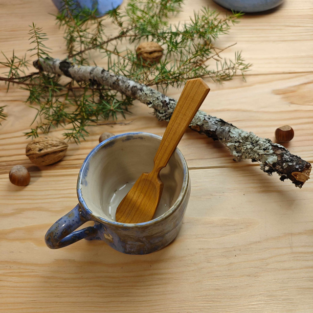 Petite cuillère en merisier-C240