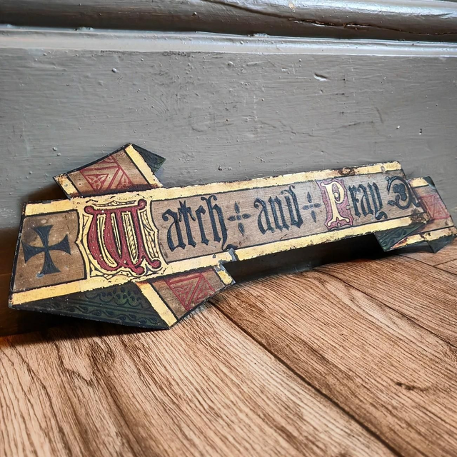 Watch And Pray Sign SOLD! 